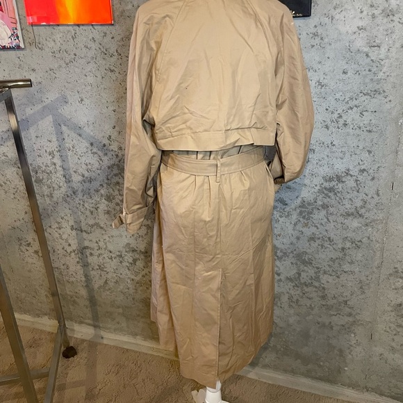 Calvin Klein Women’s Classic Beige Trench Coat‎ new without tags - Picture 3 of 4